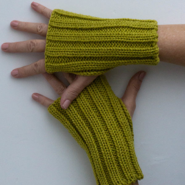 Womens Gift Fingerless Gloves Wrist Warmers in Merino Wool